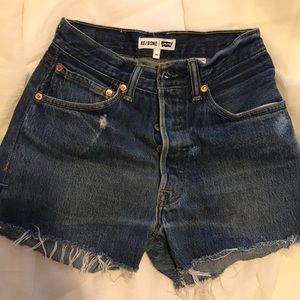 Re-done Levis Denim Shorts